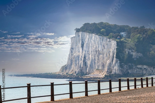 Fototapeta The White Cliffs of Dover in Dover, Kent, England