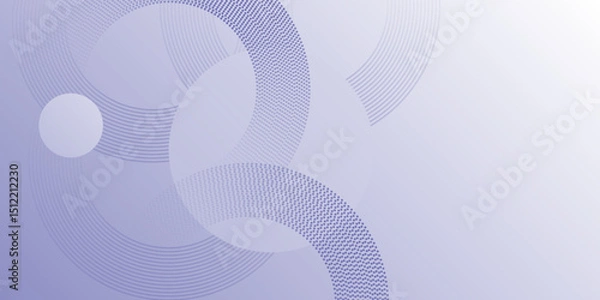 Fototapeta Abstract Gradient Background with blue Circular Shapes – Vector Design. 