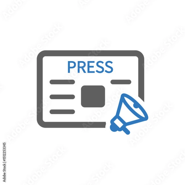 Obraz Press conference icon