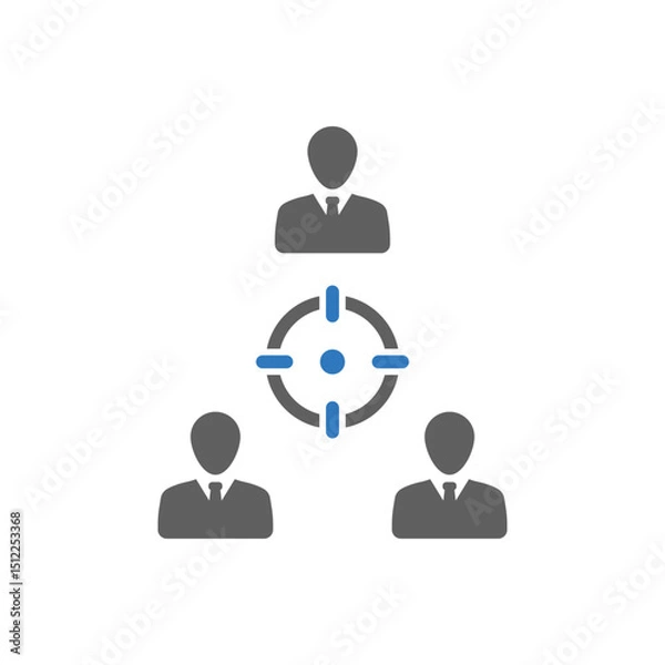 Obraz Target audience icon