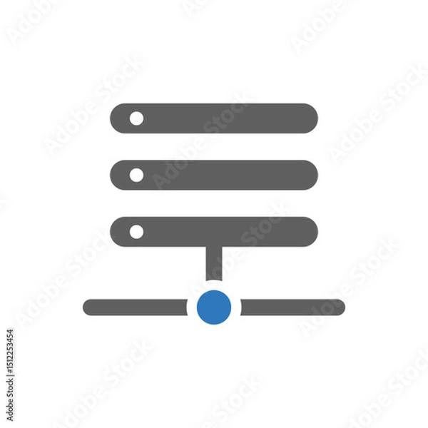 Fototapeta Data hosting icon