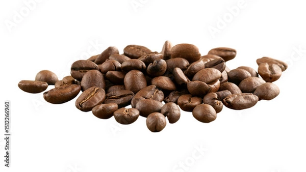 Obraz coffee beans isolated on white background
