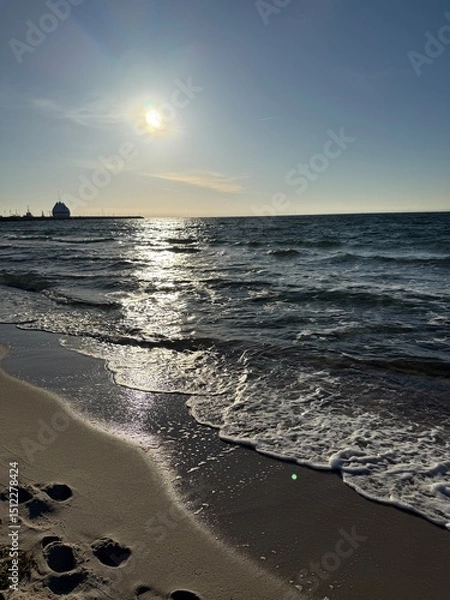 Obraz sunset on the beach