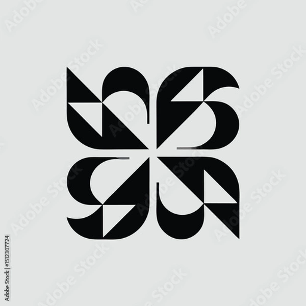 Obraz Ribbon Swirl Flower Complete