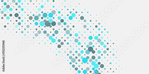 Obraz vector layout with circle shapes. Blurred decorative design in abstract style with bubbles.