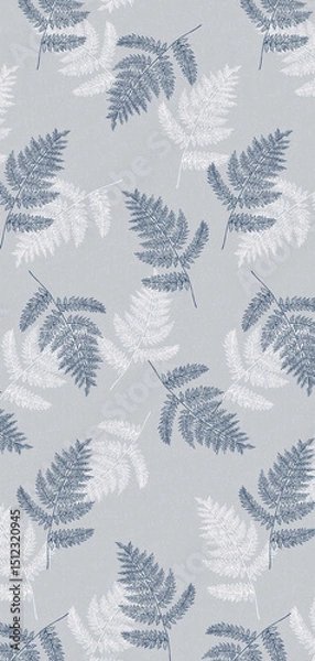 Obraz Unique Hand Illustrated Geometric Scroll and Flower Pattern Sketches