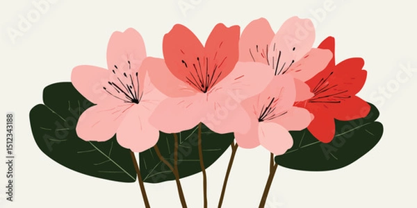 Obraz A stunning collection of delicate blossoms. Each petal is a testament to the beauty found in natural designs. 