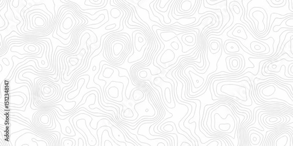 Fototapeta Minimal Lines Topographic contour lines grid map seamless pattern. Geographic mountain relief. Abstract lines background. Contour maps. illustration, Topo contour map design.	
