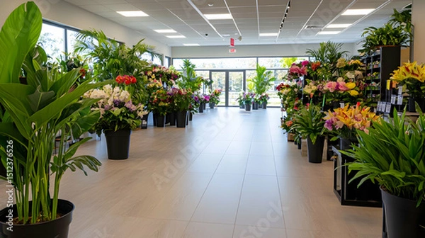 Obraz Modern Floral Shop Interior Display