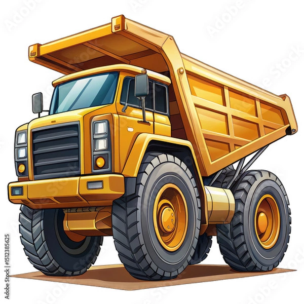 Obraz crane and truck