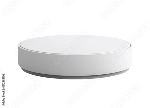 Obraz A white object with a circular shape