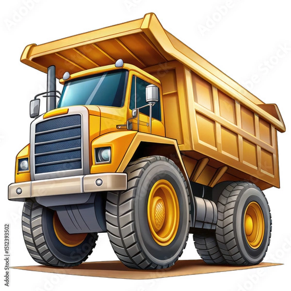 Obraz crane and truck