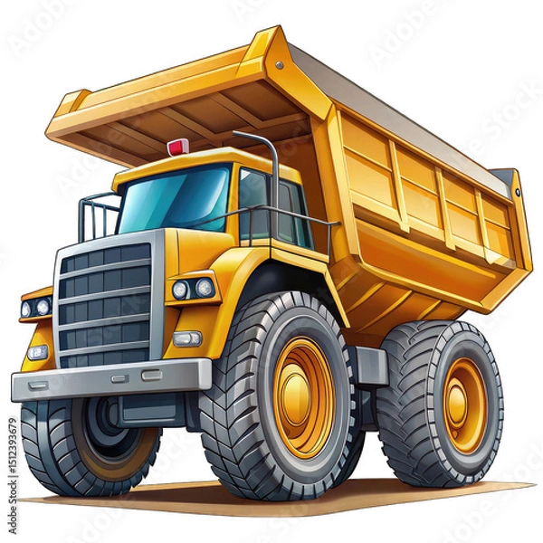 Obraz crane and truck