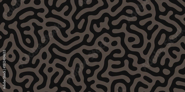 Fototapeta Abstract Turing pattern background. Reaction diffusion pattern. chaotic motion. printing clothes, fabrics, sport jersey texture, poster, cards and wallpaper background. seamless pattern.  Hand drawn.