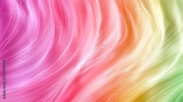 Fototapeta Diagonal streaks of light displaying vibrant multicolored gradients on a sleek background for a sense of motion and depth