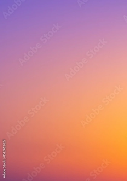 Fototapeta Soft, vibrant gradient from purple to orange