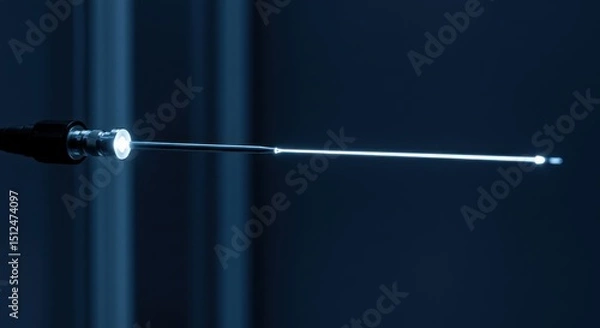 Obraz Fiber Optic Cable Light Transmission