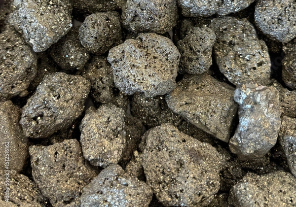 Obraz Peruvian iron disulfide pyrite rocks