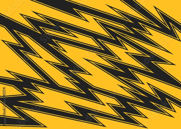 Obraz Abstract background with seamless diagonal zigzag line pattern