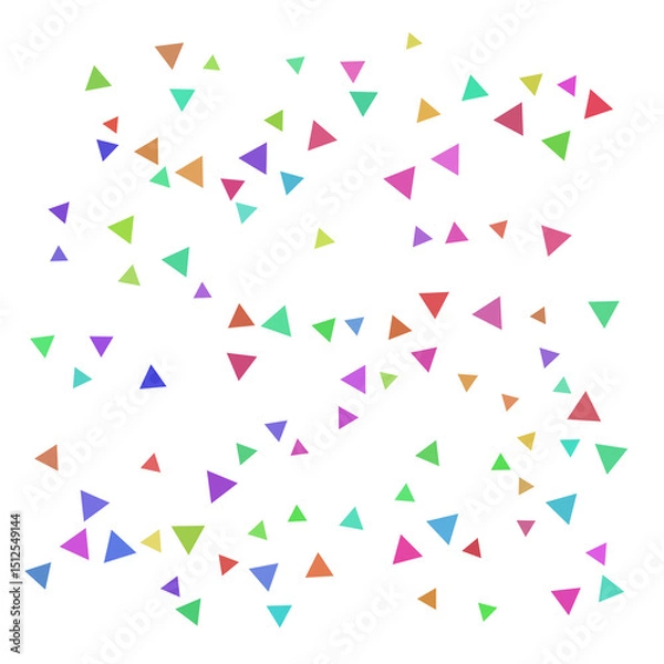 Fototapeta Colorful random shape triangles background.