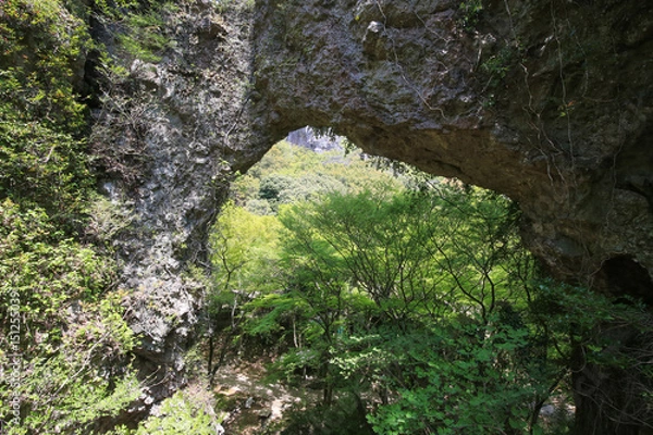 Fototapeta 香川県小豆島町　寒霞渓　石門（裏８景　第３景）
