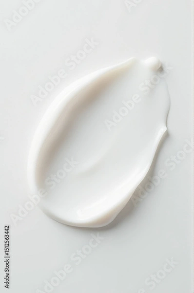 Fototapeta A close-up view of a ripe banana on a clean white surface