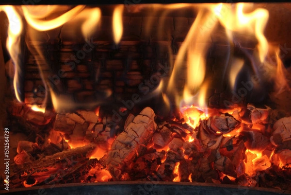 Obraz Kaminfeuer