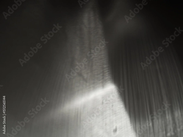 Fototapeta Caustic shadow shapes on black. Abstract caustic reflections on black. Can be used as overlay elements for design projects. 