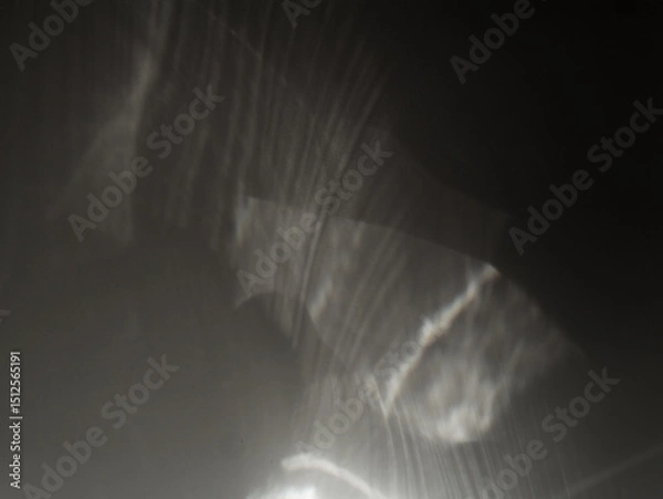Fototapeta Abstract caustic reflections on black. Abstract caustic reflections on black. Can be used as overlay elements for design projects. 
