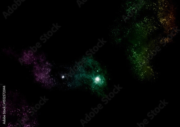 Obraz galaxy in a free space.