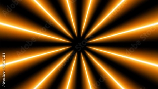 Obraz Big Fire Light Trails, Long Time Exposure Motion Blur Effect, Vector Illustration