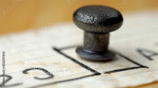 Fototapeta The role of approved stamps in export documentation and their impact on global trade processes