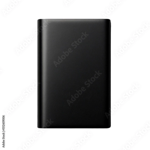 Fototapeta Book cover design black book with minimalist style focus on elegance and simplicity
