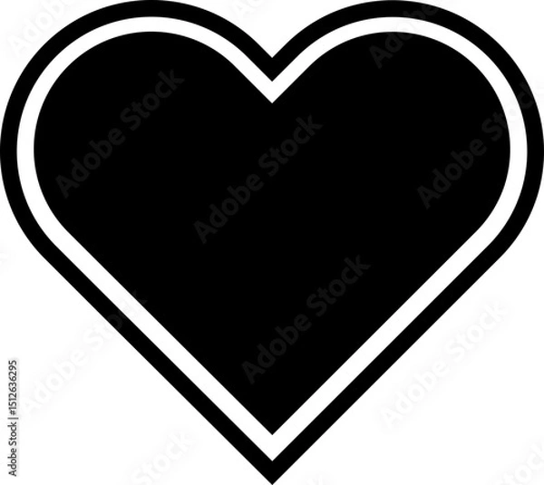 Fototapeta heart Vector, figure, abstract geometric shapes and grids.