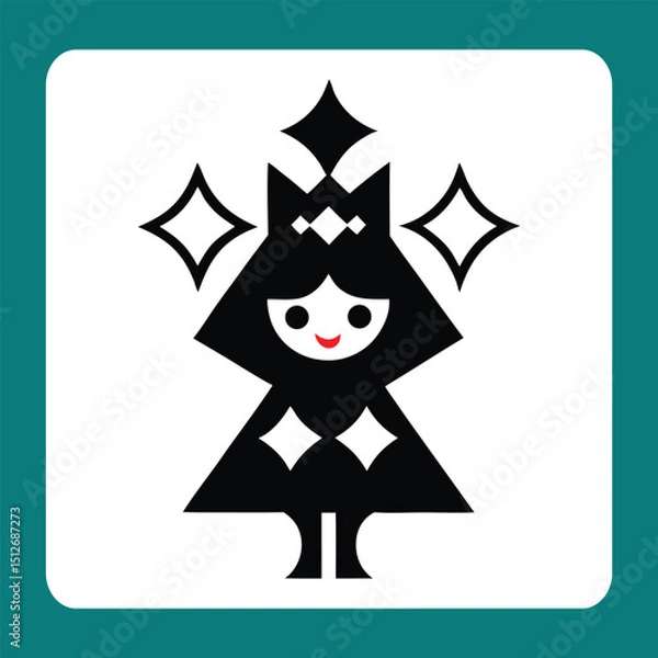 Obraz funny cartoon cat