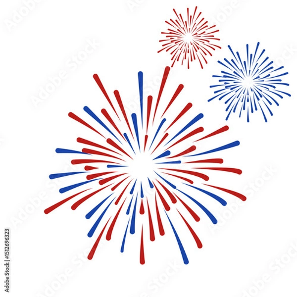 Obraz 4th of july fireworks