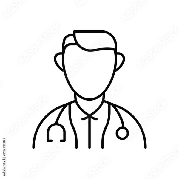 Fototapeta Doctor  Icon vector