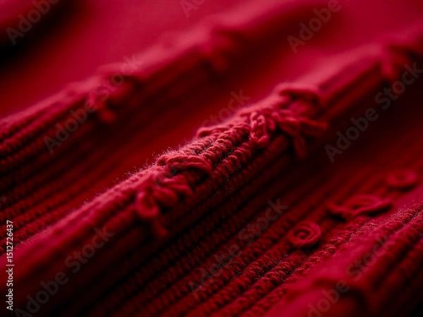 Fototapeta red fabric texture