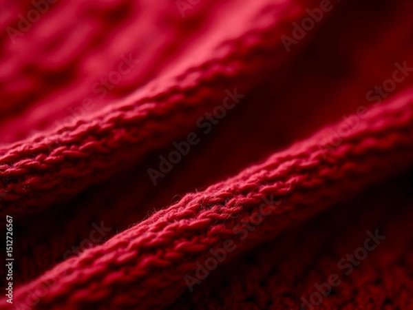 Fototapeta red wool texture