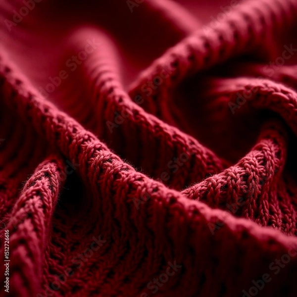Fototapeta red fabric texture