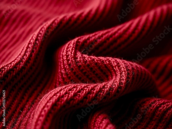 Fototapeta red fabric texture