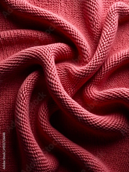 Fototapeta red fabric background