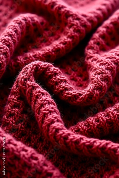 Fototapeta red fabric texture