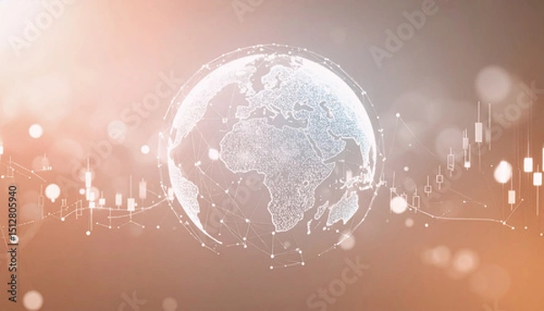 Obraz デジタルネットワークの地球