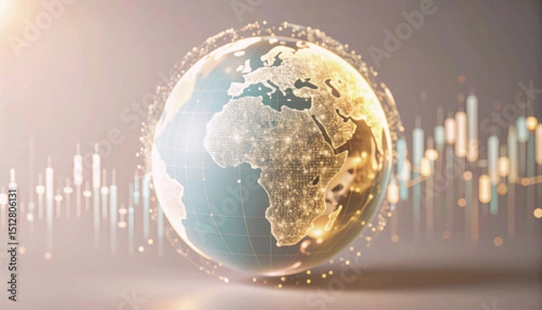 Obraz デジタルネットワークの地球