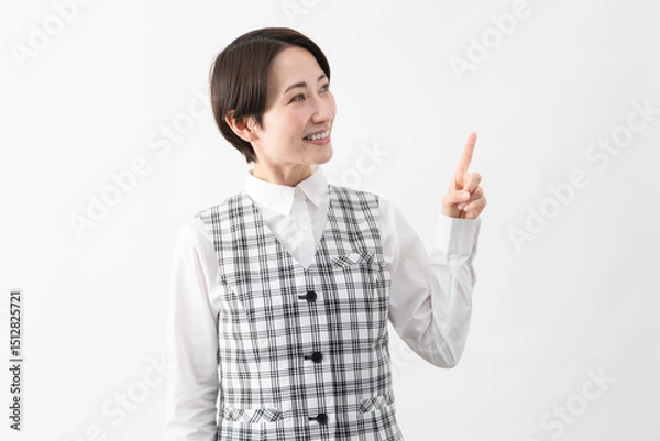 Obraz 事務制服を着た若い女性　ビジネスイメージ.