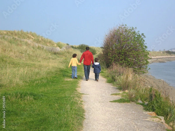 Fototapeta ballade  bord de mer