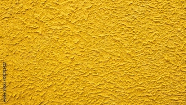 Fototapeta Yellow Plaster Wall Texture, Product Photography Background,  High Resolution