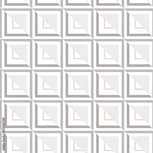 Fototapeta Seamless pattern with multilayered triangles