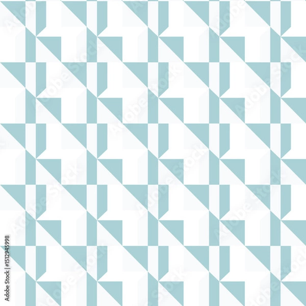 Fototapeta Seamless geometric pattern with triangles